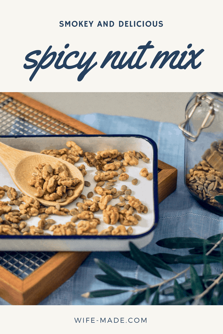Wife-made spicy nut mix recipe