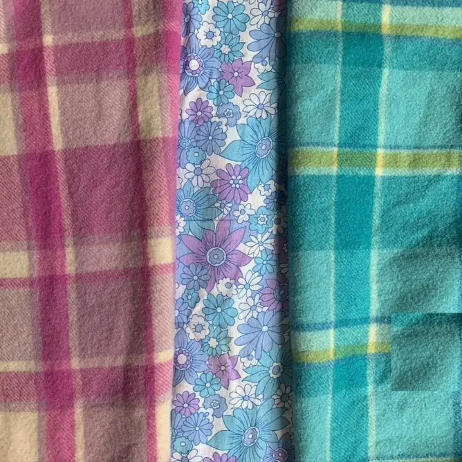 Pink, Teal and Mod Florals